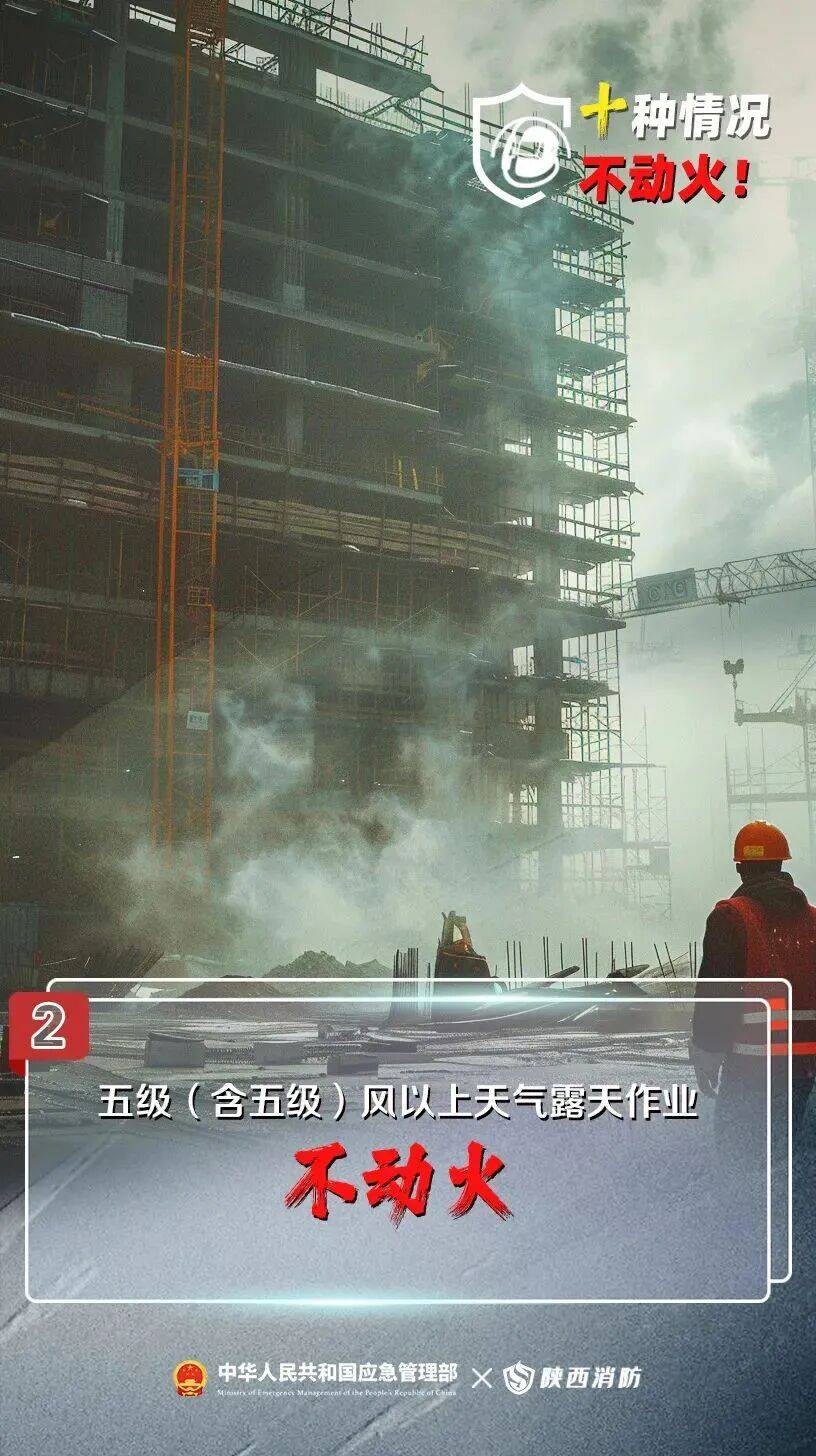 应急科普 | 哪些情况下不动火？请牢记！